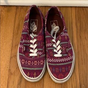 Patterned Vans